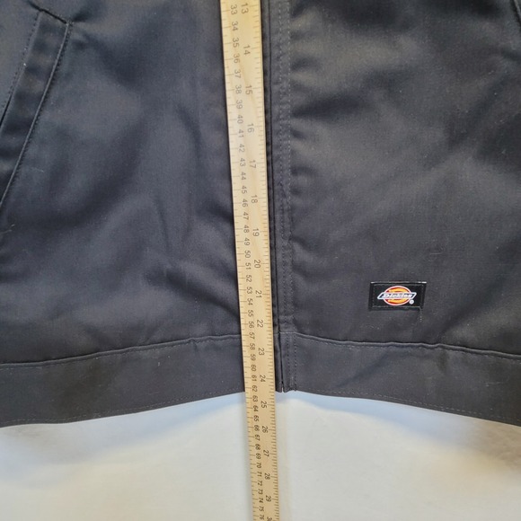 Dickies Insulated Eisenhower Front-Zip Black Jacket - Picture 4 of 10